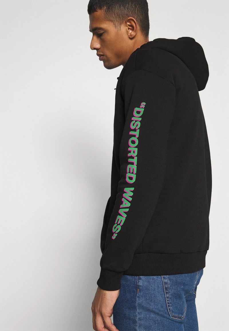 YOURTURN UNISEX - Felpa Con Cappuccio - Black 6 YOURTURN UNISEX - Felpa Con Cappuccio - Black - immagine 4