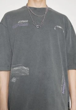 YOURTURN UNISEX - T-shirt Con Stampa - Grey -Youturn Abbigliamento Negozio 039b597c868b42f6950fc4b77434bf28