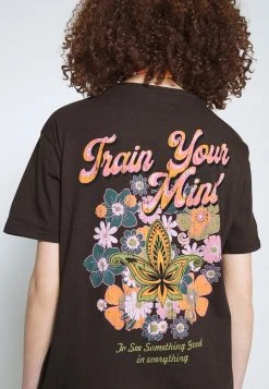 YOURTURN UNISEX - T-shirt Con Stampa - Brown -Youturn Abbigliamento Negozio 0730fd21226f4df0ad9069f621836612