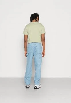 YOURTURN UNISEX BAGGY CARPENTER DENIM - Jeans Baggy - Light Blue Denim -Youturn Abbigliamento Negozio 0ad8957c75e945109dc45c18533bca85