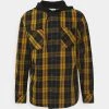 YOURTURN UNISEX CHECK WITH HOOD - Camicia - Black/yellow 1 YOURTURN UNISEX CHECK WITH HOOD - Camicia - Black/yellow -Youturn Abbigliamento Negozio 0d4ebcd369d5444fa16b2766337ccc0a