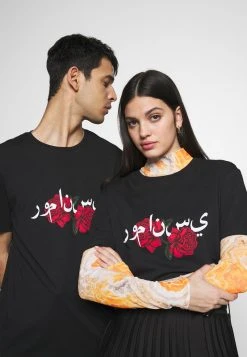 YOURTURN Unisex T-shirt Con Stampa - Black 11 YOURTURN Unisex T-shirt Con Stampa - Black -Youturn Abbigliamento Negozio 12b8ffaa48eb465d92f9b9e2a9e781d2