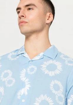 YOURTURN NAÏVE FLOWERS UNISEX - Camicia - Light Blue 11 YOURTURN NAÏVE FLOWERS UNISEX - Camicia - Light Blue -Youturn Abbigliamento Negozio 17760b769a444c219e1c6b6ef584d8e7