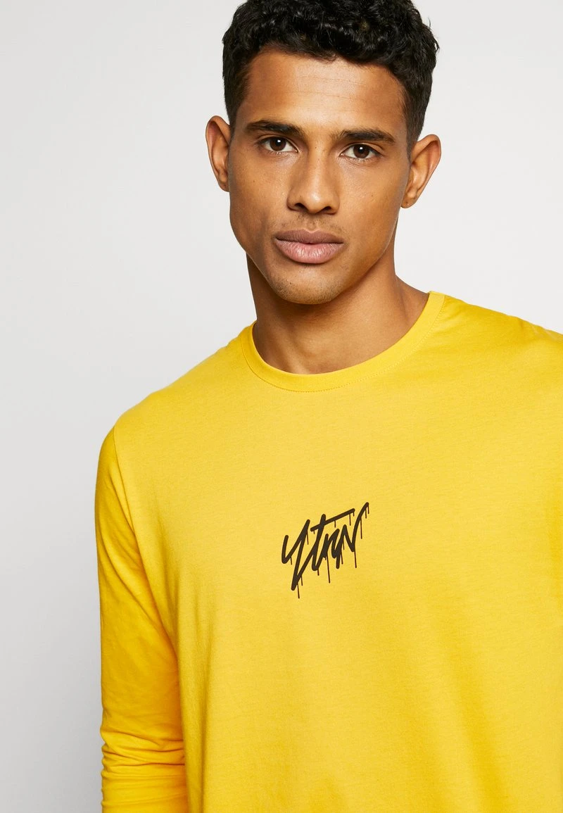 YOURTURN Maglietta A Manica Lunga - Yellow, Unisex 8 YOURTURN Maglietta A Manica Lunga - Yellow, Unisex - immagine 6