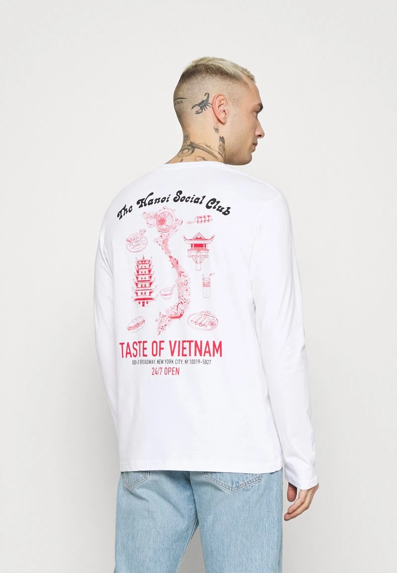 YOURTURN Maglietta A Manica Lunga - White, Unisex 5 YOURTURN Maglietta A Manica Lunga - White, Unisex - immagine 3