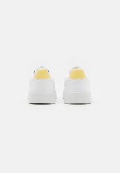 YOURTURN UNISEX - Sneakers Basse - White/yellow -Youturn Abbigliamento Negozio 20f5bbaca0fb49b8886db9e9b77b5857