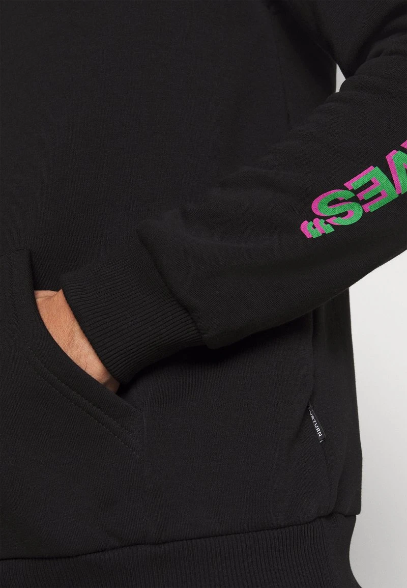 YOURTURN UNISEX - Felpa Con Cappuccio - Black 7 YOURTURN UNISEX - Felpa Con Cappuccio - Black - immagine 5