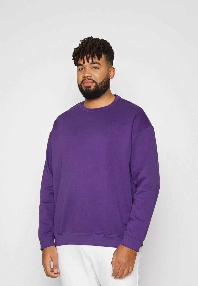 YOURTURN UNISEX 2 PACK - Felpa - Purple/black 4 YOURTURN UNISEX 2 PACK - Felpa - Purple/black - immagine 2