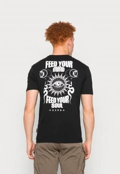 YOURTURN FEED YOUR SOUL TEE UNISEX - T-shirt Con Stampa - Black