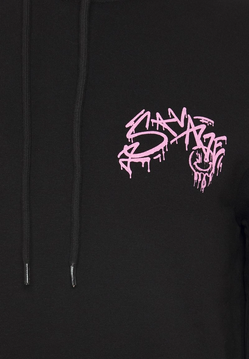 YOURTURN UNISEX - Felpa Con Cappuccio - Black 5 YOURTURN UNISEX - Felpa Con Cappuccio - Black - immagine 3