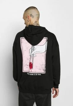 YOURTURN Felpa Con Cappuccio - Black, Unisex -Youturn Abbigliamento Negozio 3587e94a02cf4e5bb5d9893e9f2eccf6