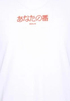 YOURTURN Unisex T-shirt Con Stampa - White -Youturn Abbigliamento Negozio 3e3f9aab76134b168a612b0ae7330a26