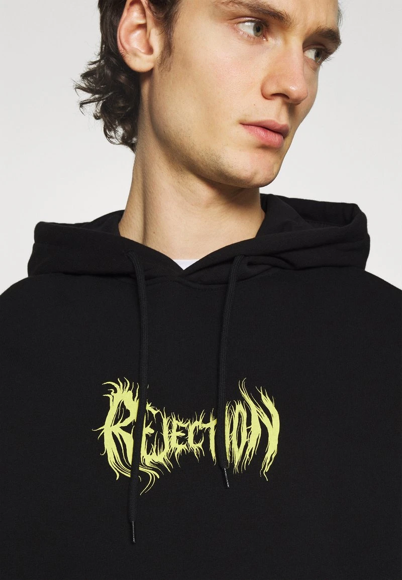 YOURTURN UNISEX - Felpa Con Cappuccio - Black 8 YOURTURN UNISEX - Felpa Con Cappuccio - Black - immagine 6