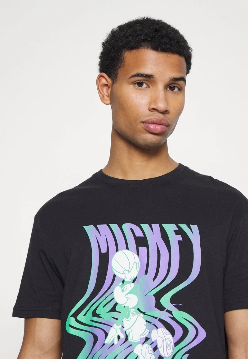 YOURTURN MICKEY MOUSE TEE UNISEX - T-shirt Con Stampa - Black 6 YOURTURN MICKEY MOUSE TEE UNISEX - T-shirt Con Stampa - Black - immagine 4