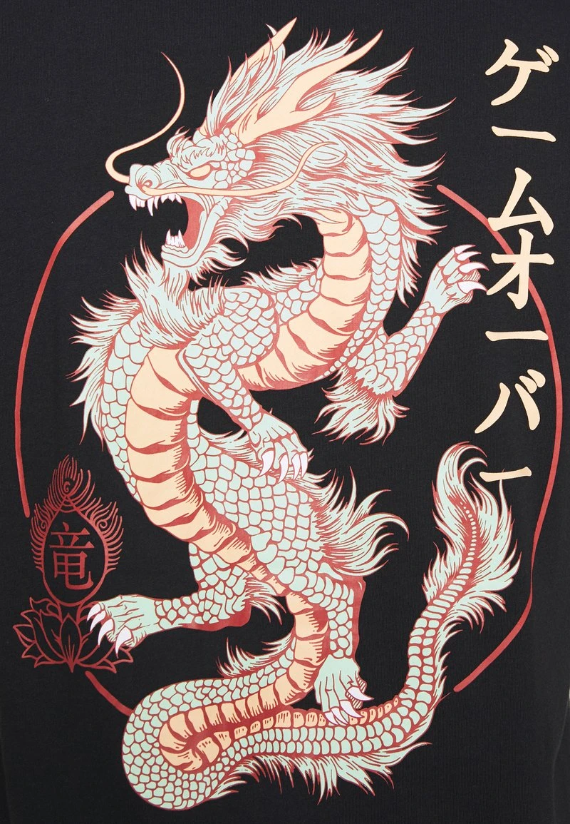 YOURTURN UNISEX - T-shirt Con Stampa - Black/yellow 8 YOURTURN UNISEX - T-shirt Con Stampa - Black/yellow - immagine 6