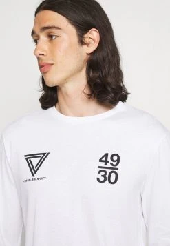 YOURTURN UNISEX - Maglietta A Manica Lunga - White -Youturn Abbigliamento Negozio 4a2f24984b4e4dc39094d1daa8c8b32f