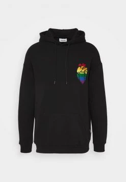 YOURTURN RAINBOW HEART HOODIE PRIDE UNISEX - Felpa Con Cappuccio - Black -Youturn Abbigliamento Negozio 4a98cff5dff949b29cf484f543d68476