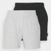 YOURTURN 2 PACK BASIC UNISEX - Shorts - Black/grey -Youturn Abbigliamento Negozio 4e7774589f094580b98aa86de5b49e5e