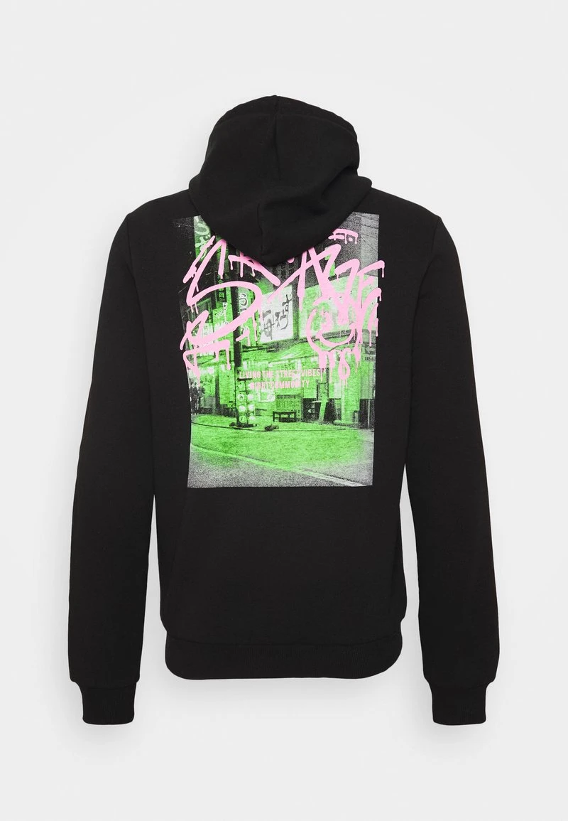 YOURTURN UNISEX - Felpa Con Cappuccio - Black 4 YOURTURN UNISEX - Felpa Con Cappuccio - Black - immagine 2