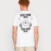 YOURTURN FEED YOUR SOUL TEE UNISEX - T-shirt Con Stampa - White