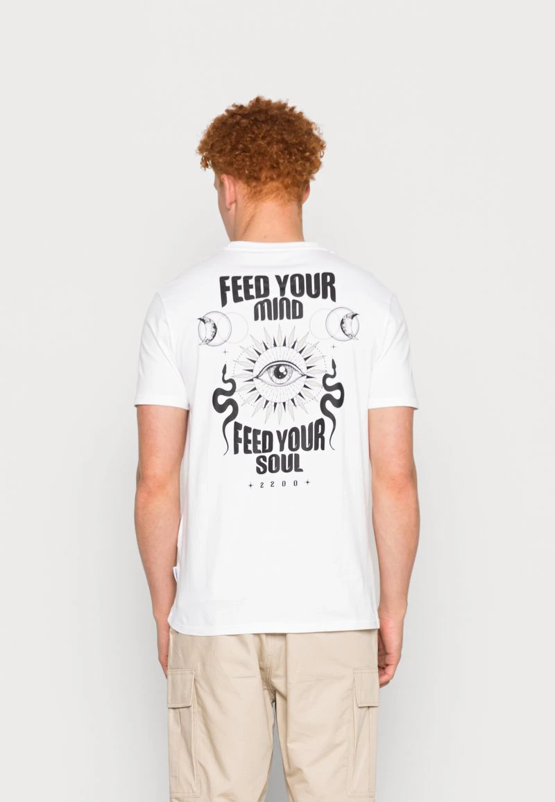 YOURTURN FEED YOUR SOUL TEE UNISEX - T-shirt Con Stampa - White 3 YOURTURN FEED YOUR SOUL TEE UNISEX - T-shirt Con Stampa - White