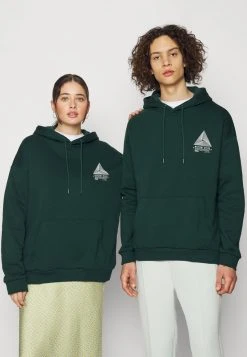 YOURTURN WINCENT WEISS TRIANGLE LOGO UNISEX - Felpa Con Cappuccio - Dark Green -Youturn Abbigliamento Negozio 5f099c6260614920bfd2127fce7ffde5
