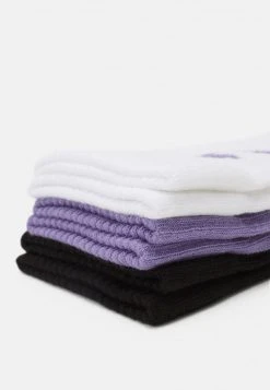 YOURTURN 3 PACK - Calze - Black/purple /off-white, Uomo -Youturn Abbigliamento Negozio 62274ada72304f248df51183fb2e35cb