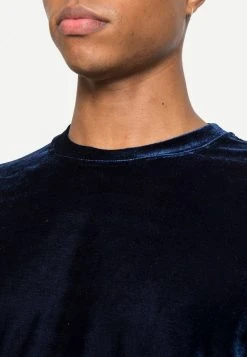 YOURTURN VELVET UNISEX - T-shirt Basic - Dark Blue -Youturn Abbigliamento Negozio 6260bfd166f1485b8f1159719d59fbce