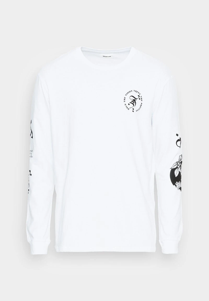 YOURTURN GRAPHIC LONGSLEEVE UNISEX - Maglietta A Manica Lunga - White 6 YOURTURN GRAPHIC LONGSLEEVE UNISEX - Maglietta A Manica Lunga - White - immagine 4