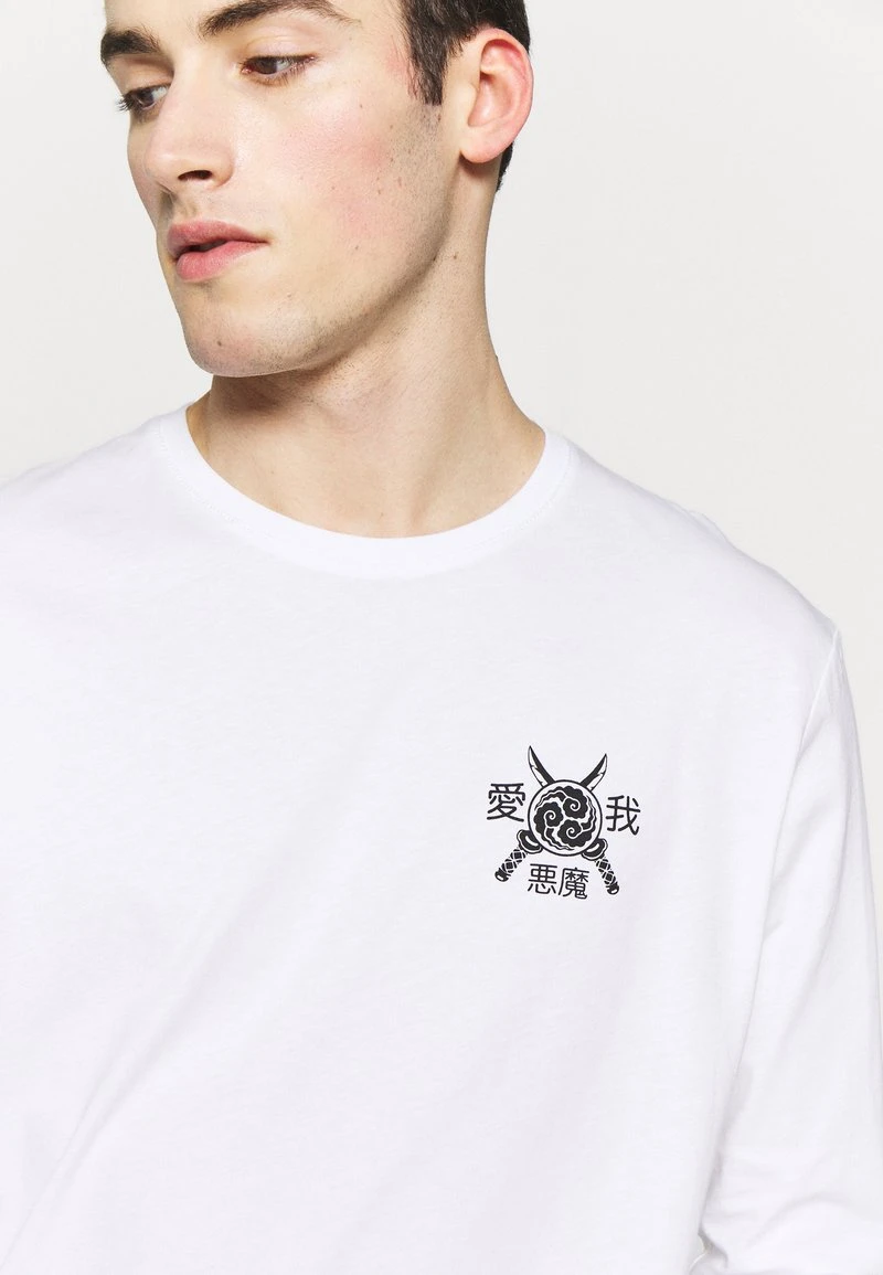 YOURTURN Maglietta A Manica Lunga - White, Unisex 8 YOURTURN Maglietta A Manica Lunga - White, Unisex - immagine 6