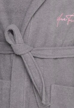 YOURTURN Uomo Accappatoio - Grey/pink -Youturn Abbigliamento Negozio 70ebb16243ae492a9a01dadd21f5d6b5