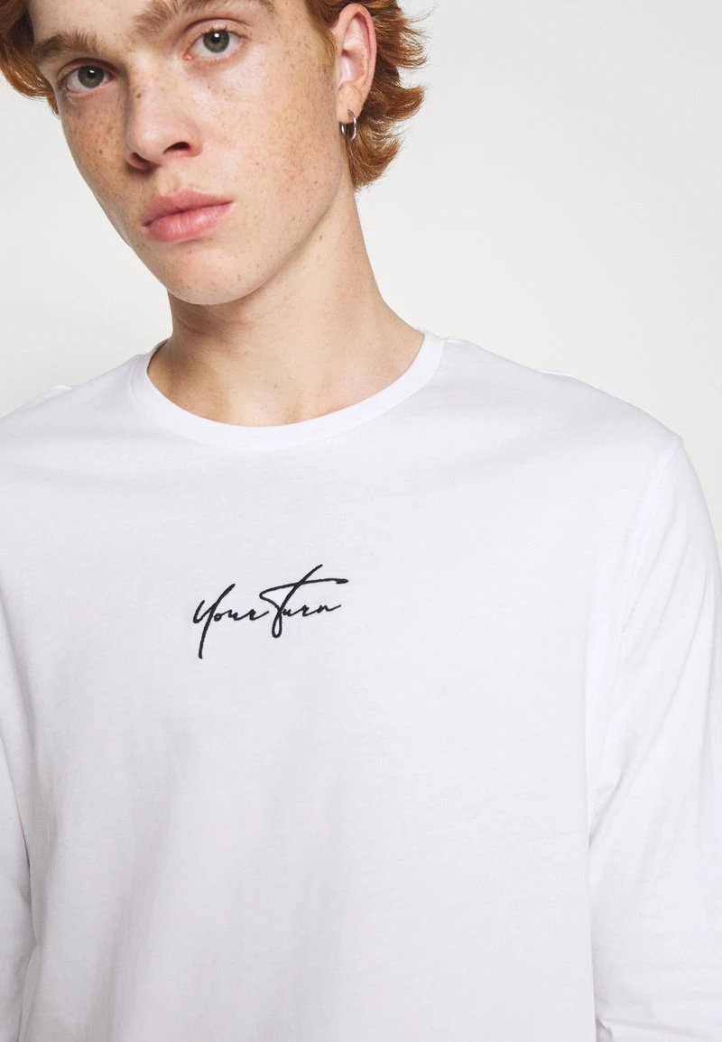 YOURTURN UNISEX - Maglietta A Manica Lunga - White 6 YOURTURN UNISEX - Maglietta A Manica Lunga - White - immagine 4