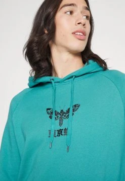 YOURTURN UNISEX - Felpa Con Cappuccio - Petrol -Youturn Abbigliamento Negozio 73ece689e5e341928548fa206b8b5b0d