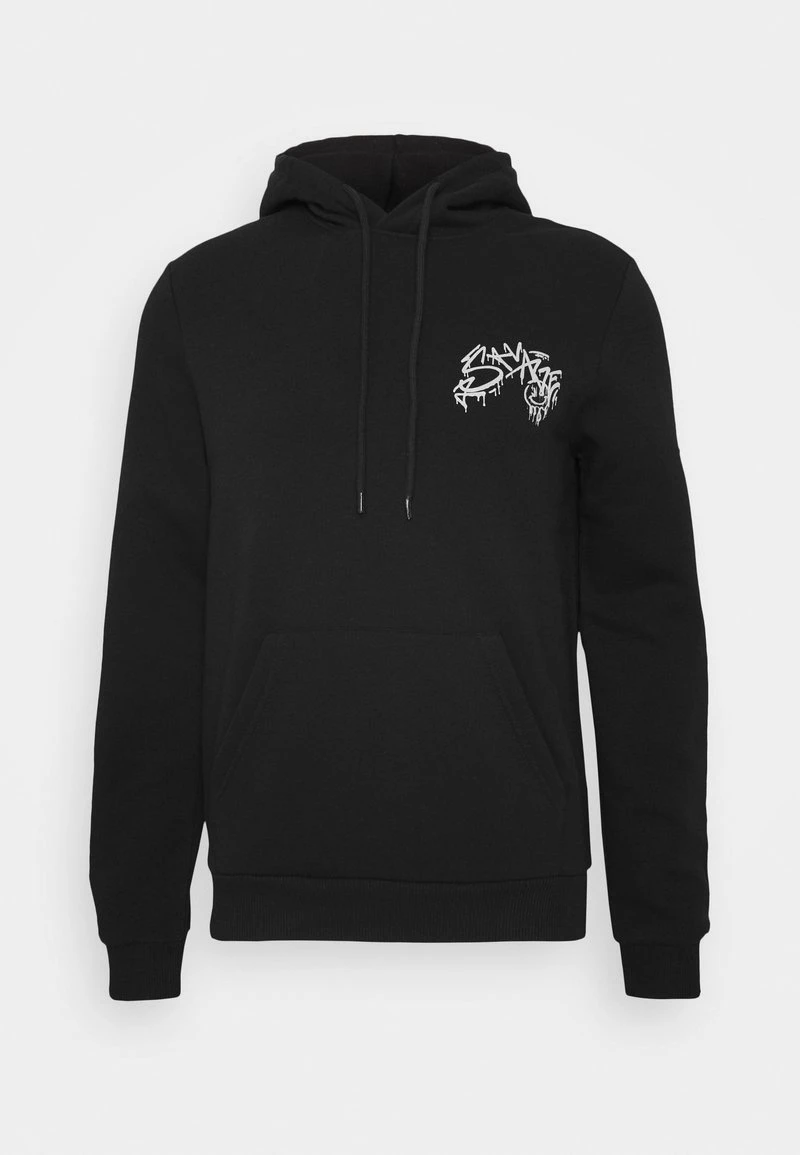 YOURTURN UNISEX - Felpa Con Cappuccio - Black 3 YOURTURN UNISEX - Felpa Con Cappuccio - Black