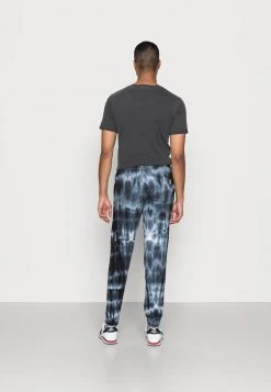 YOURTURN MONOCHROME TIE DYE JOGGER UNISEX - Pantaloni Sportivi - Black/off White -Youturn Abbigliamento Negozio 7793c33a8ea44501a122fcabc111a020