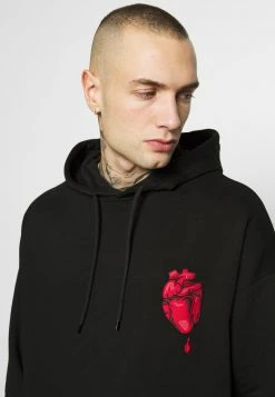 YOURTURN Felpa Con Cappuccio - Black, Unisex -Youturn Abbigliamento Negozio 78cc7fbd4e024e76a1f37eea18f77f7f