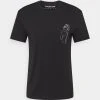 YOURTURN STAR SIGN LOGO UNISEX - T-shirt Con Stampa - Black -Youturn Abbigliamento Negozio 79f4367c86cd4898b2cd53ece4b59fd2