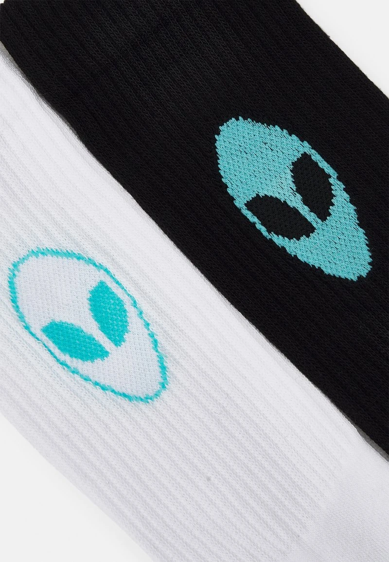 YOURTURN 3 PACK - Calze - White/black/neon Blue, Uomo 6 YOURTURN 3 PACK - Calze - White/black/neon Blue, Uomo - immagine 4