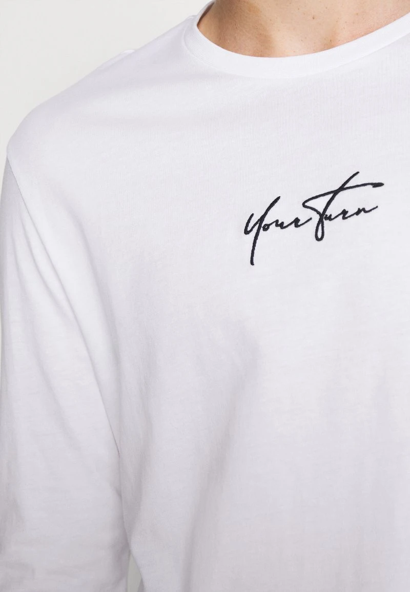 YOURTURN UNISEX - Maglietta A Manica Lunga - White 8 YOURTURN UNISEX - Maglietta A Manica Lunga - White - immagine 6