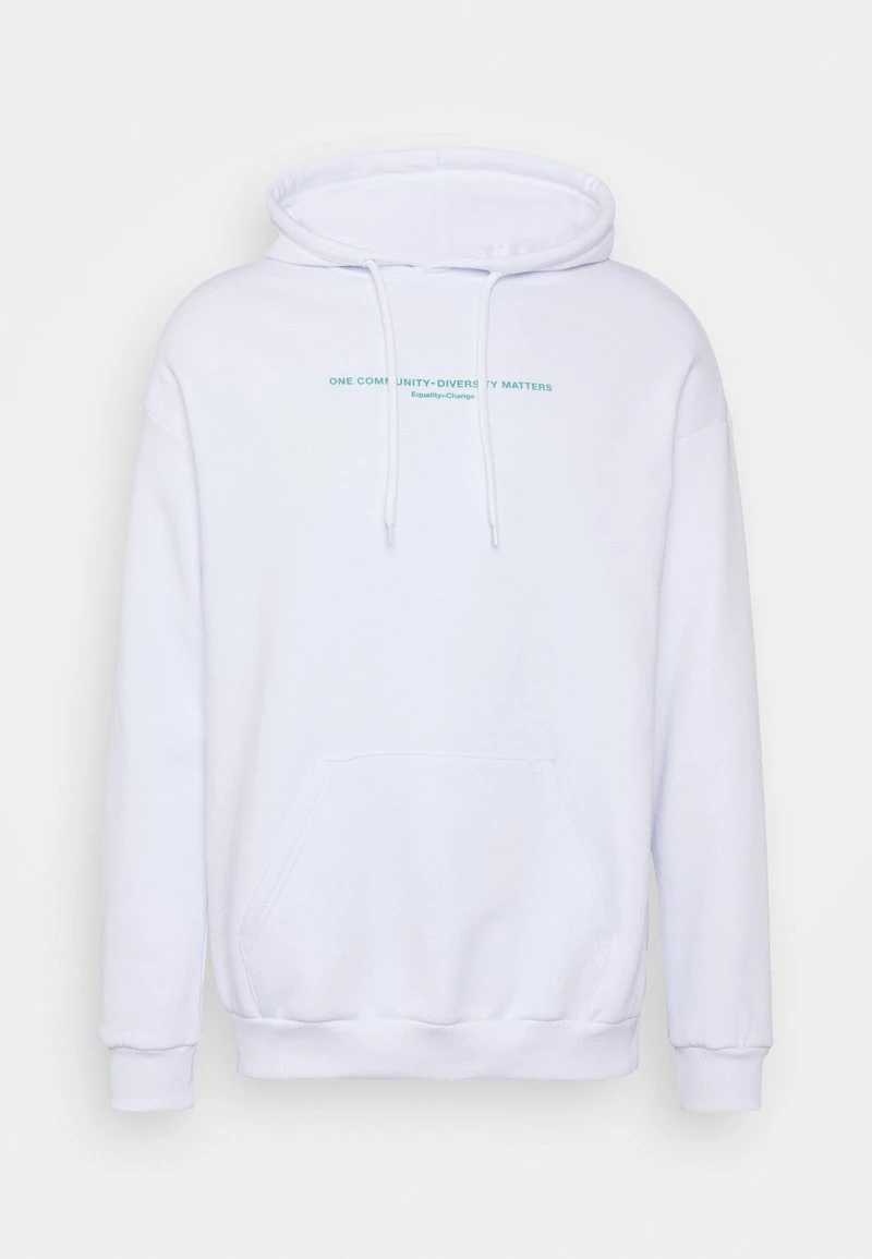 YOURTURN UNISEX - Felpa Con Cappuccio - White 8 YOURTURN UNISEX - Felpa Con Cappuccio - White - immagine 6