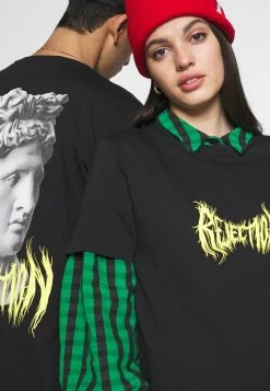 YOURTURN UNISEX - T-shirt Con Stampa - Black -Youturn Abbigliamento Negozio 85bd2f8c3531437ab5475f6012da7911