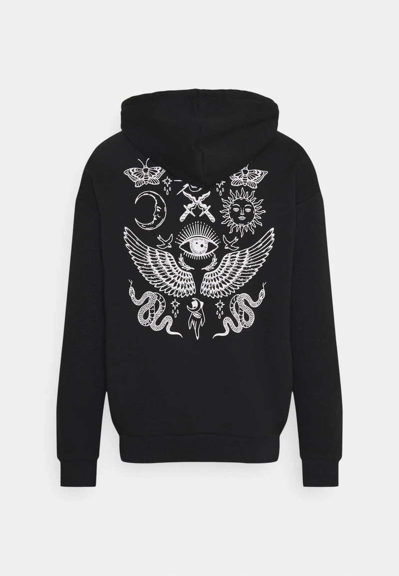 YOURTURN Felpa Con Cappuccio - Black, Unisex 4 YOURTURN Felpa Con Cappuccio - Black, Unisex - immagine 2