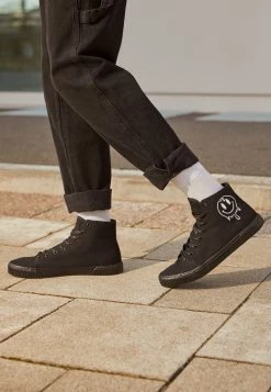 YOURTURN UNISEX - Sneakers Alte - Black -Youturn Abbigliamento Negozio 9030e86b2daa462da845f755b980adf7