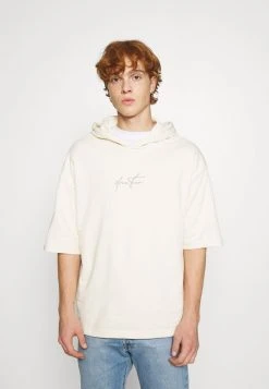 YOURTURN SLEEVE HOODIE UNISEX - Felpa - Off-white