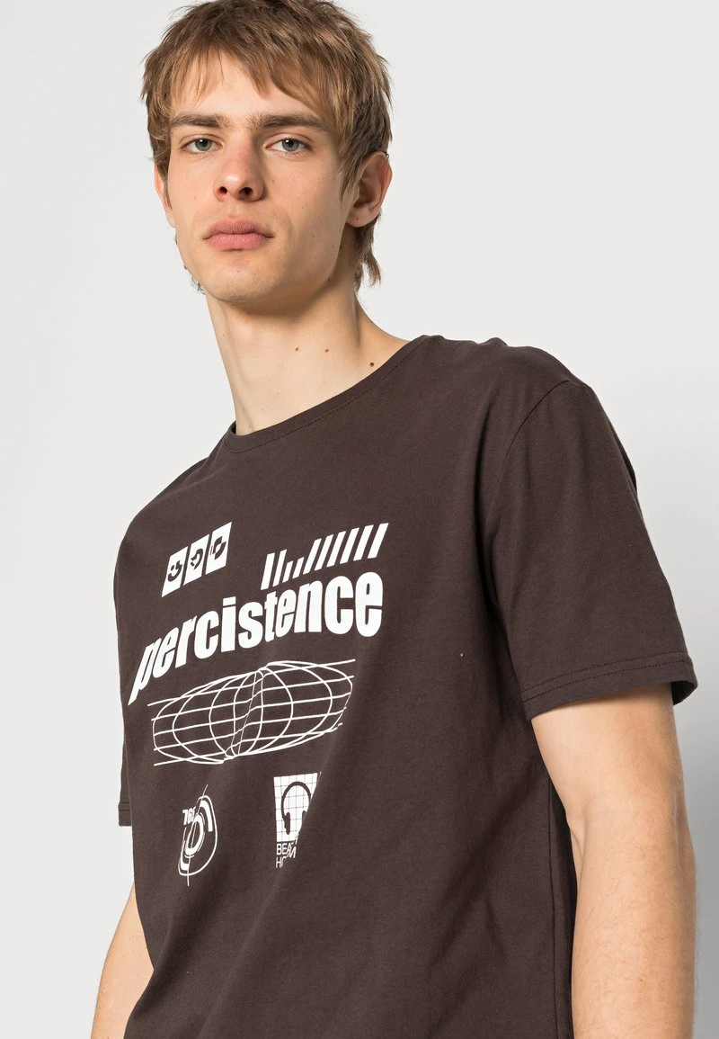 YOURTURN PERCISTENCE GRAPHIC T-SHIRT UNISEX - T-shirt Con Stampa - Brown 7 YOURTURN PERCISTENCE GRAPHIC T-SHIRT UNISEX - T-shirt Con Stampa - Brown - immagine 5