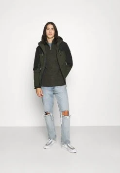 YOURTURN UNISEX - Maglione - Mottled Olive -Youturn Abbigliamento Negozio 9992852b93ae463fa75a25853b9c50d2