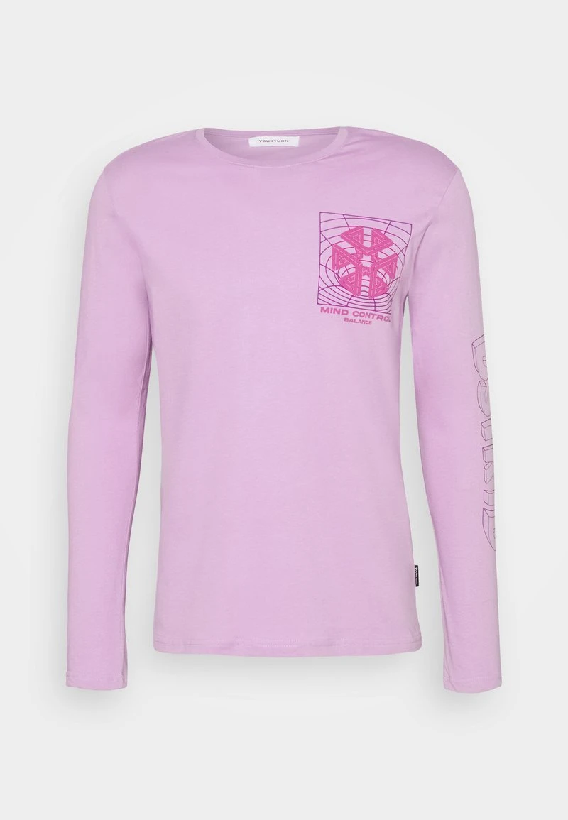 YOURTURN UNISEX - Maglietta A Manica Lunga - Lilac 7 YOURTURN UNISEX - Maglietta A Manica Lunga - Lilac - immagine 5