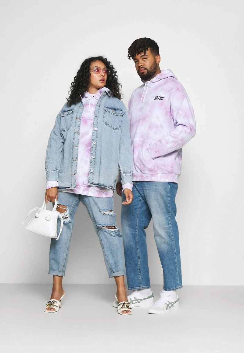 YOURTURN UNISEX - Felpa Con Cappuccio - Lilac 4 YOURTURN UNISEX - Felpa Con Cappuccio - Lilac - immagine 2