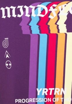 YOURTURN UNISEX - T-shirt Con Stampa - Purple -Youturn Abbigliamento Negozio 9eb07c9f8d7344899adb7fc82cec1589