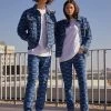 YOURTURN WINCENT WEISS UNISEX - Giacca Di Jeans - Blue Denim -Youturn Abbigliamento Negozio 9f4ff032a629473aaac5a31a7730e596